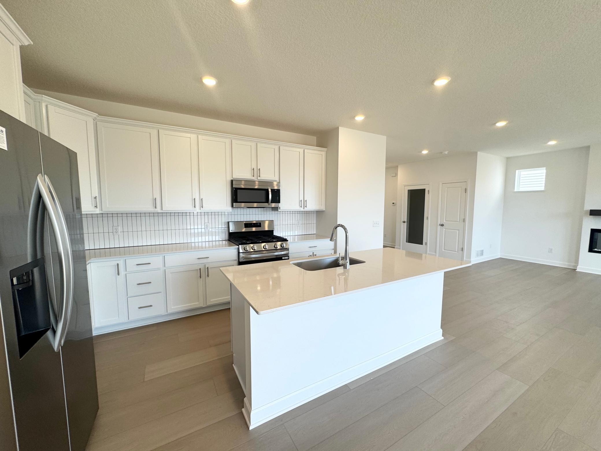 Progress photo of the actual home.