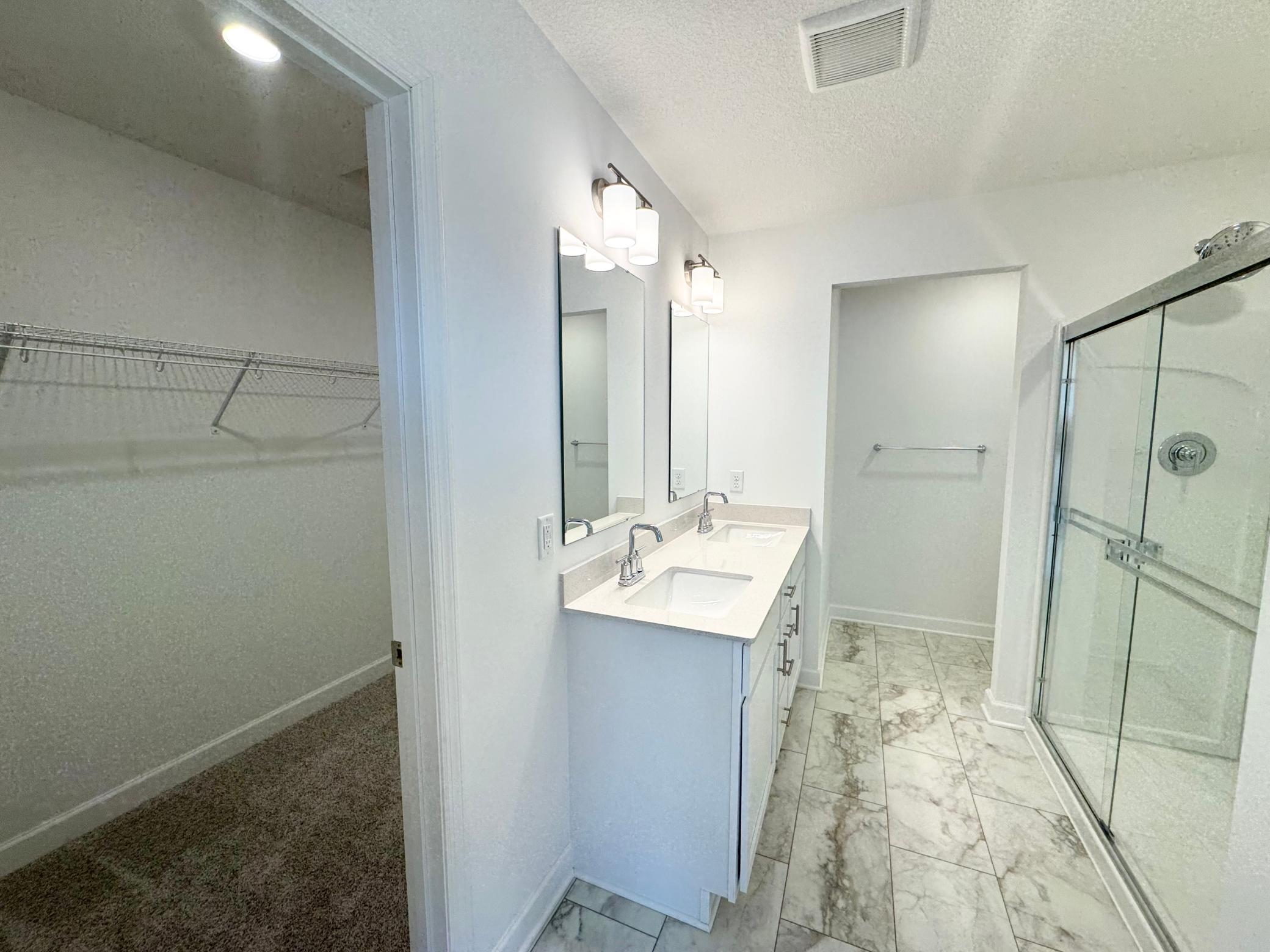 Progress photo of the actual home.