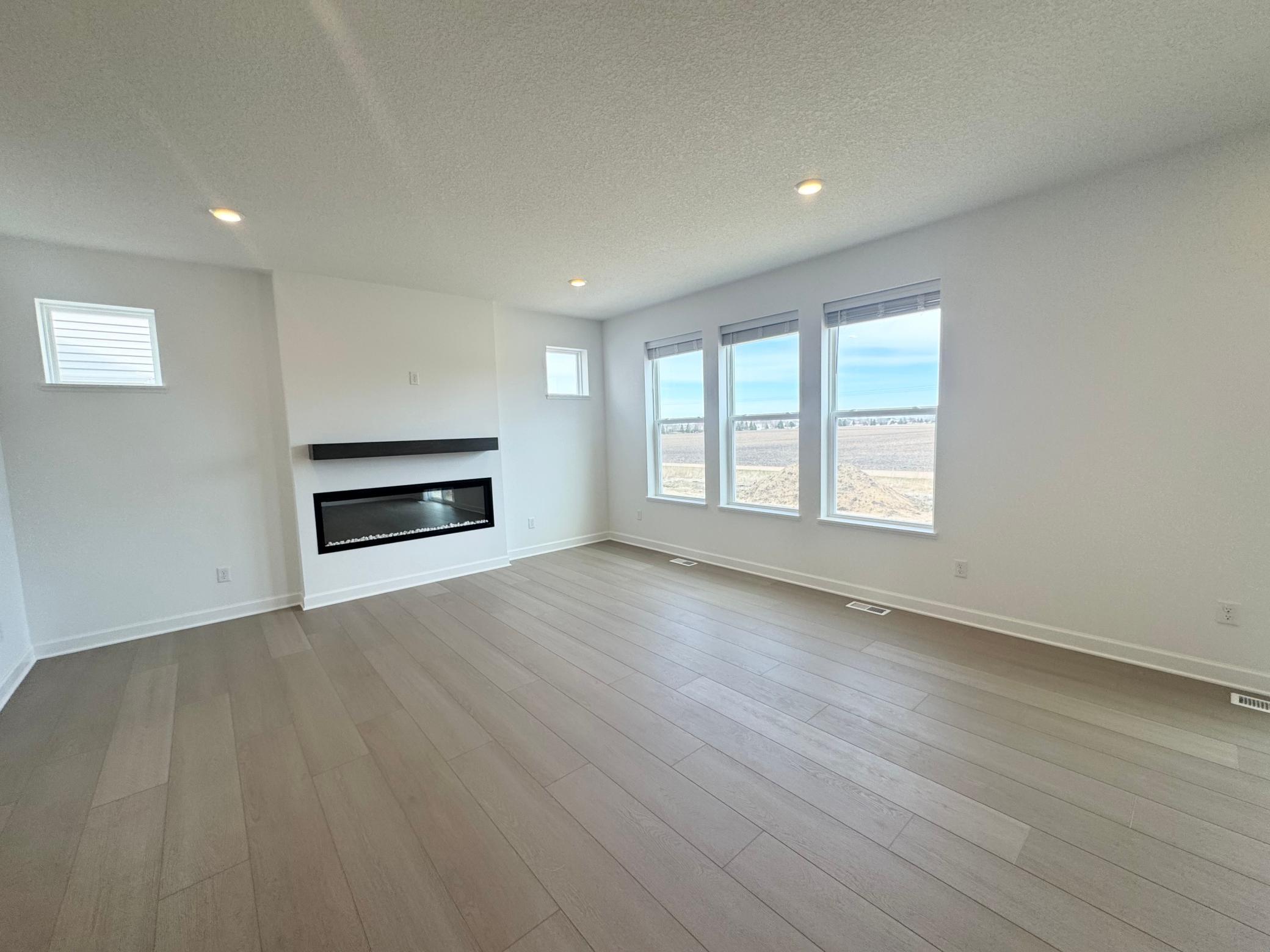 Progress photo of the actual home.