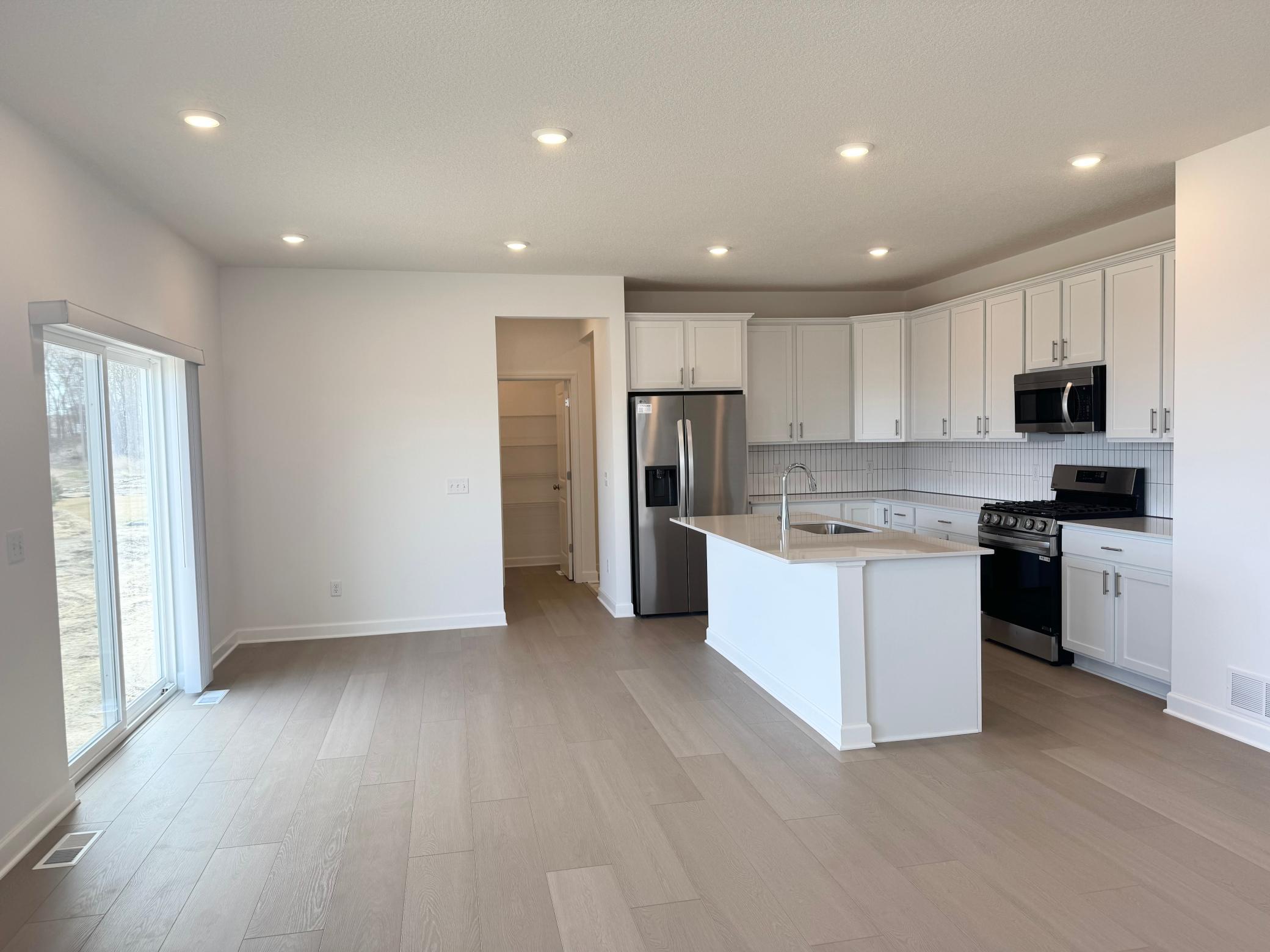 Progress photo of the actual home.