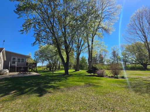 The incredible backyard is home to a playset, visiting wildlife, and amazing views from the home. Many opportunities to play and entertain here.