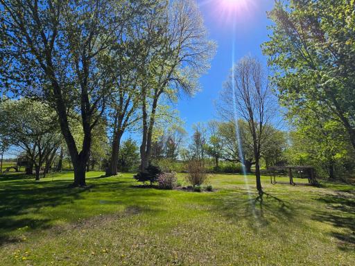Enjoy relaxing from the deck or paver patio with this view all season long.