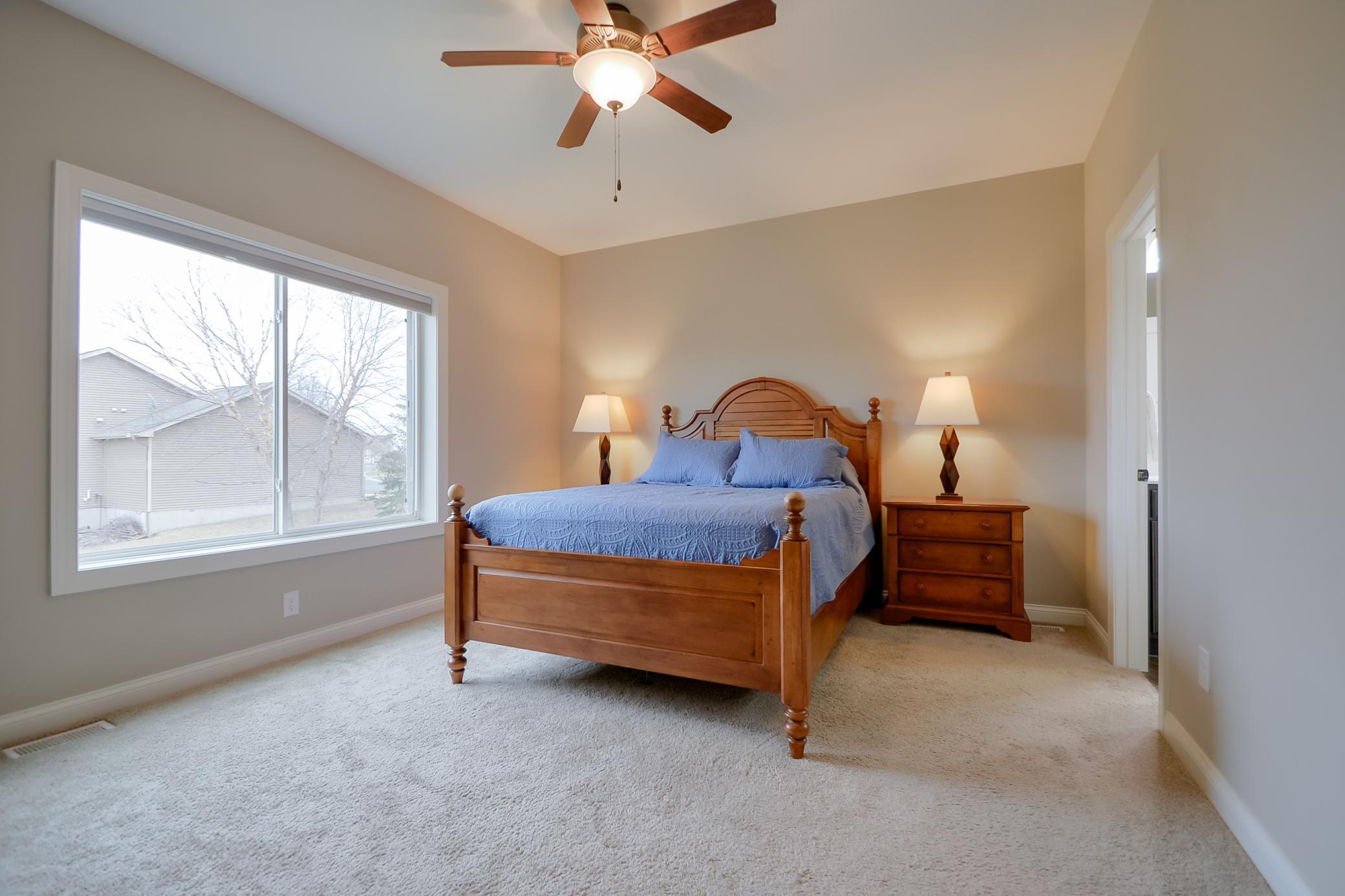 Main level primary bedroom