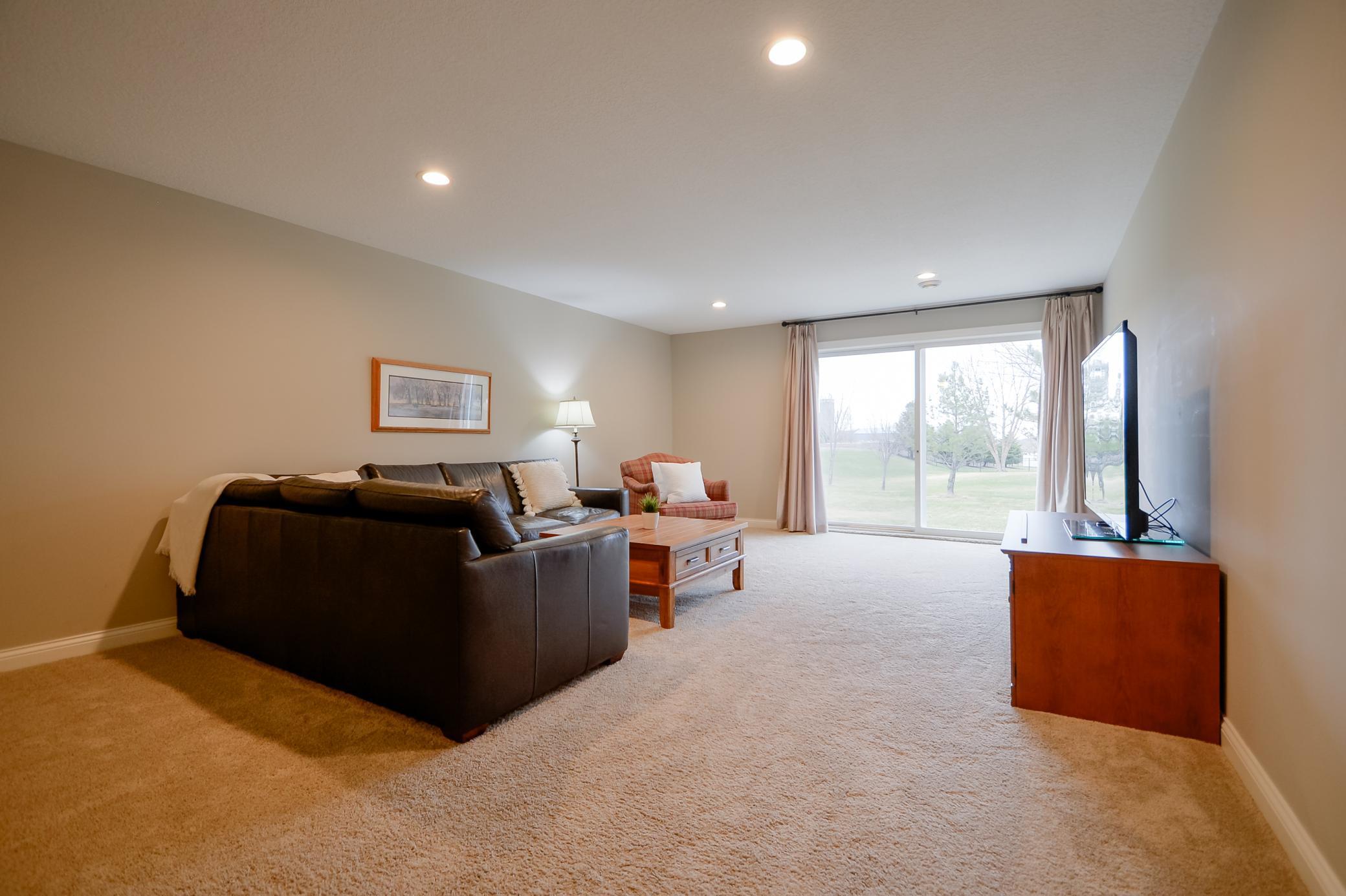 Lower level family room