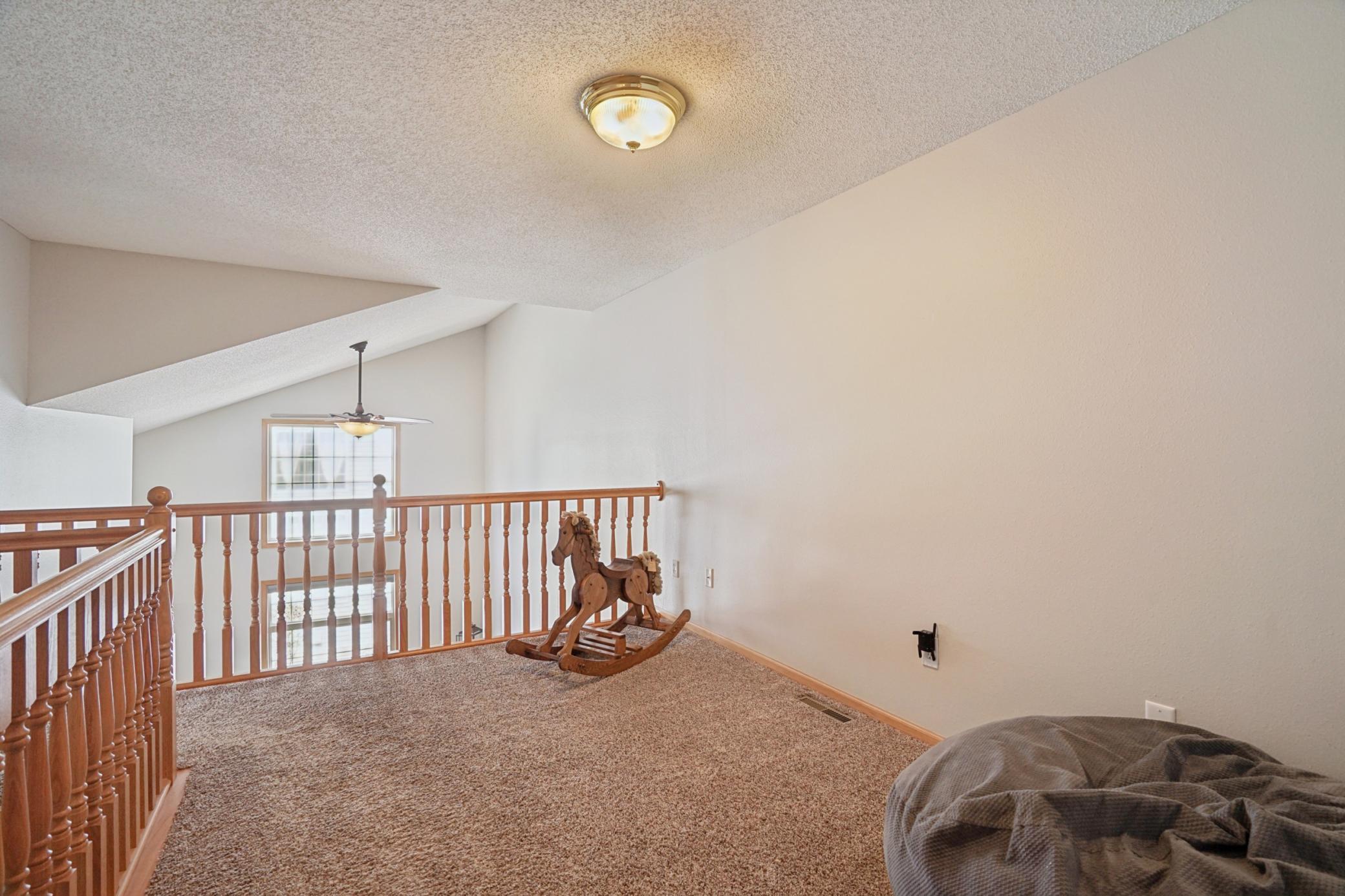 Loft Overlooks Living Area