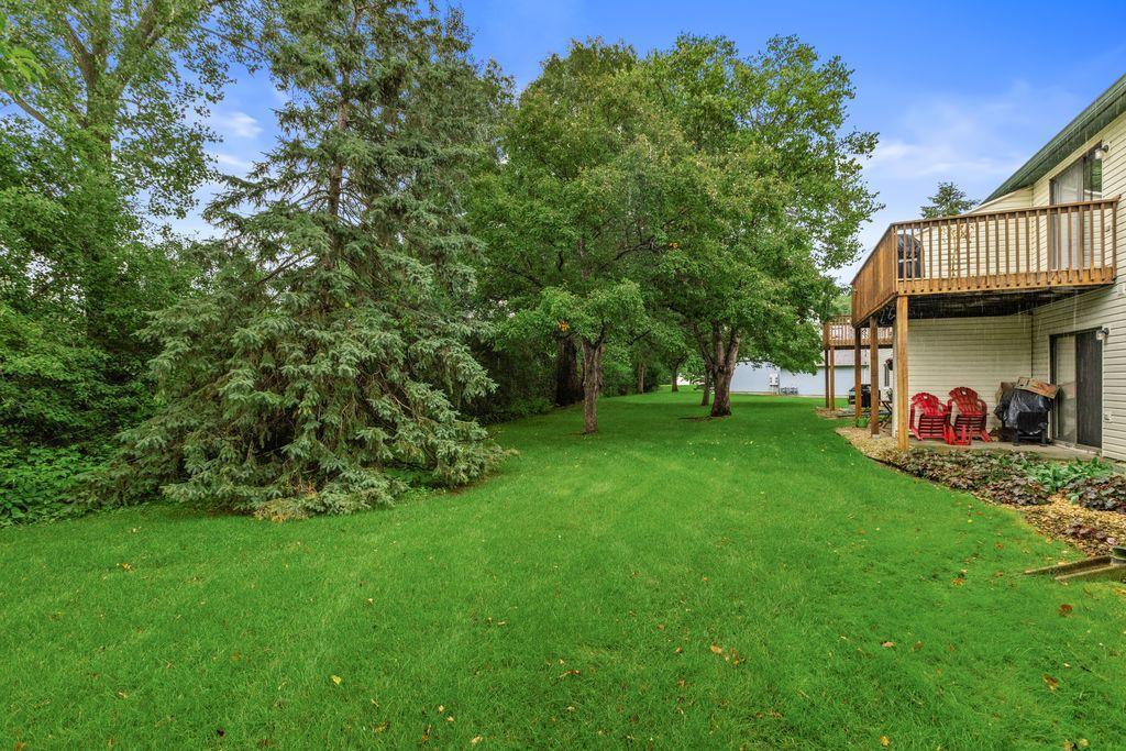 Exterior rear grounds and patio