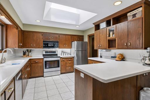 Sky light floods space with natural light