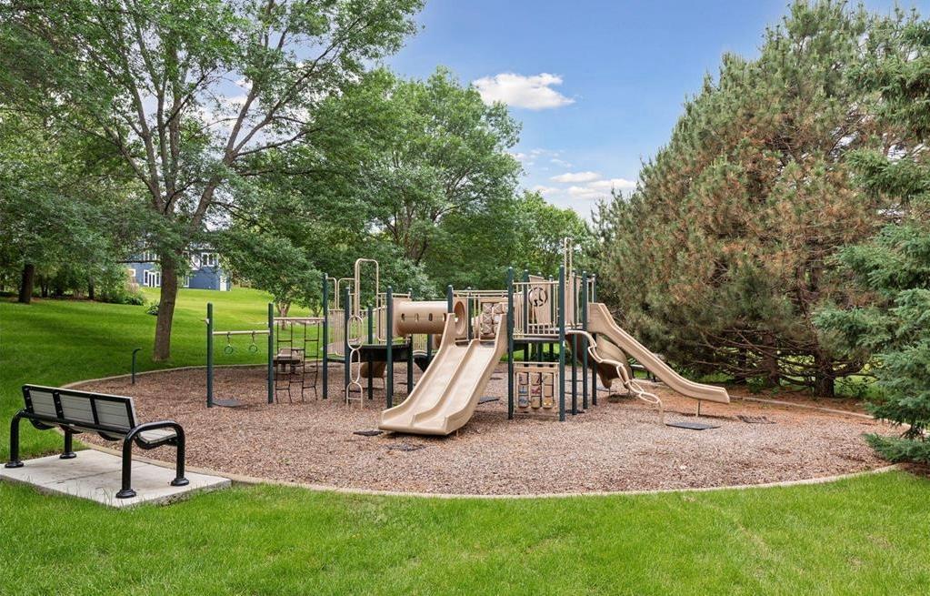 One of the many playgrounds located within the Stonemill Farms community
