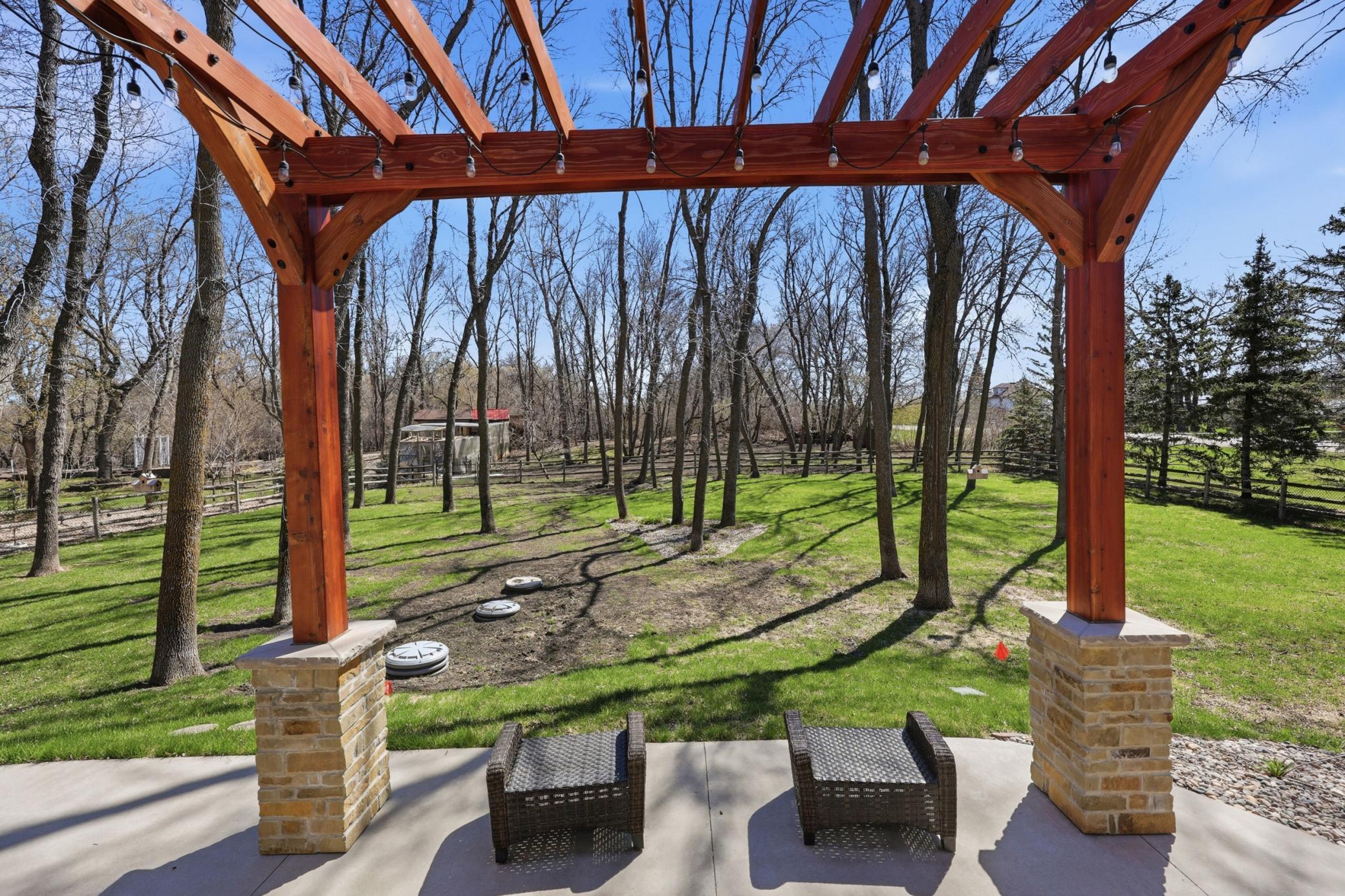 Backyard Pergola - Heated Patio