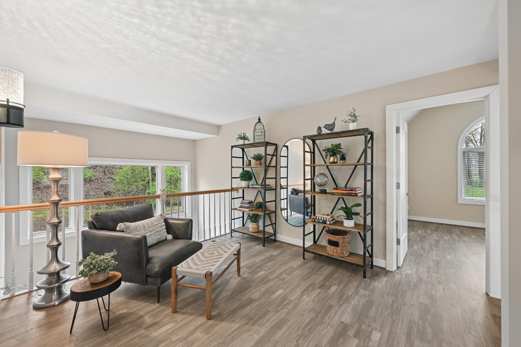 Upstairs loft area