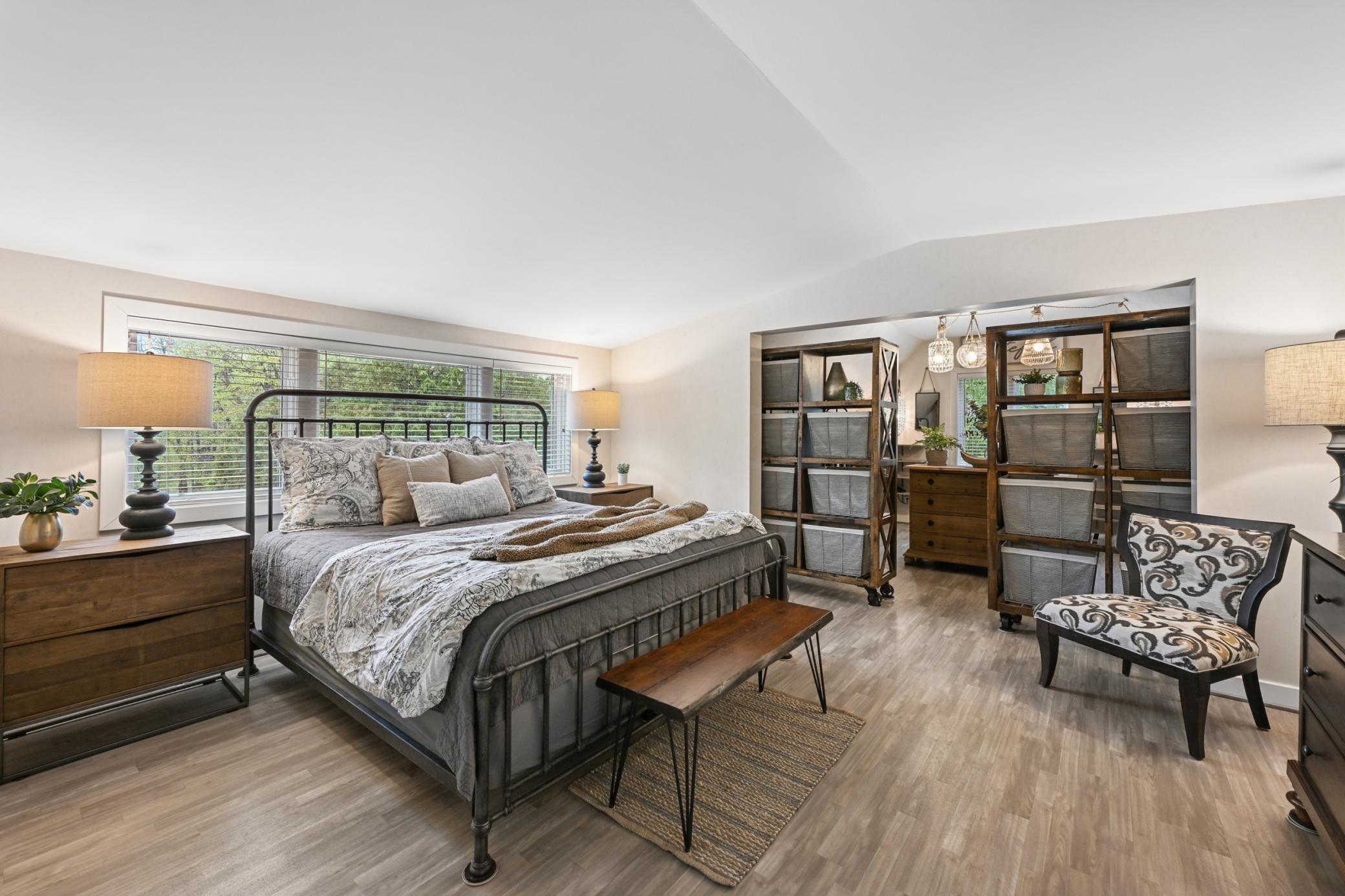 Beautiful and spacious owners suite with a special area...