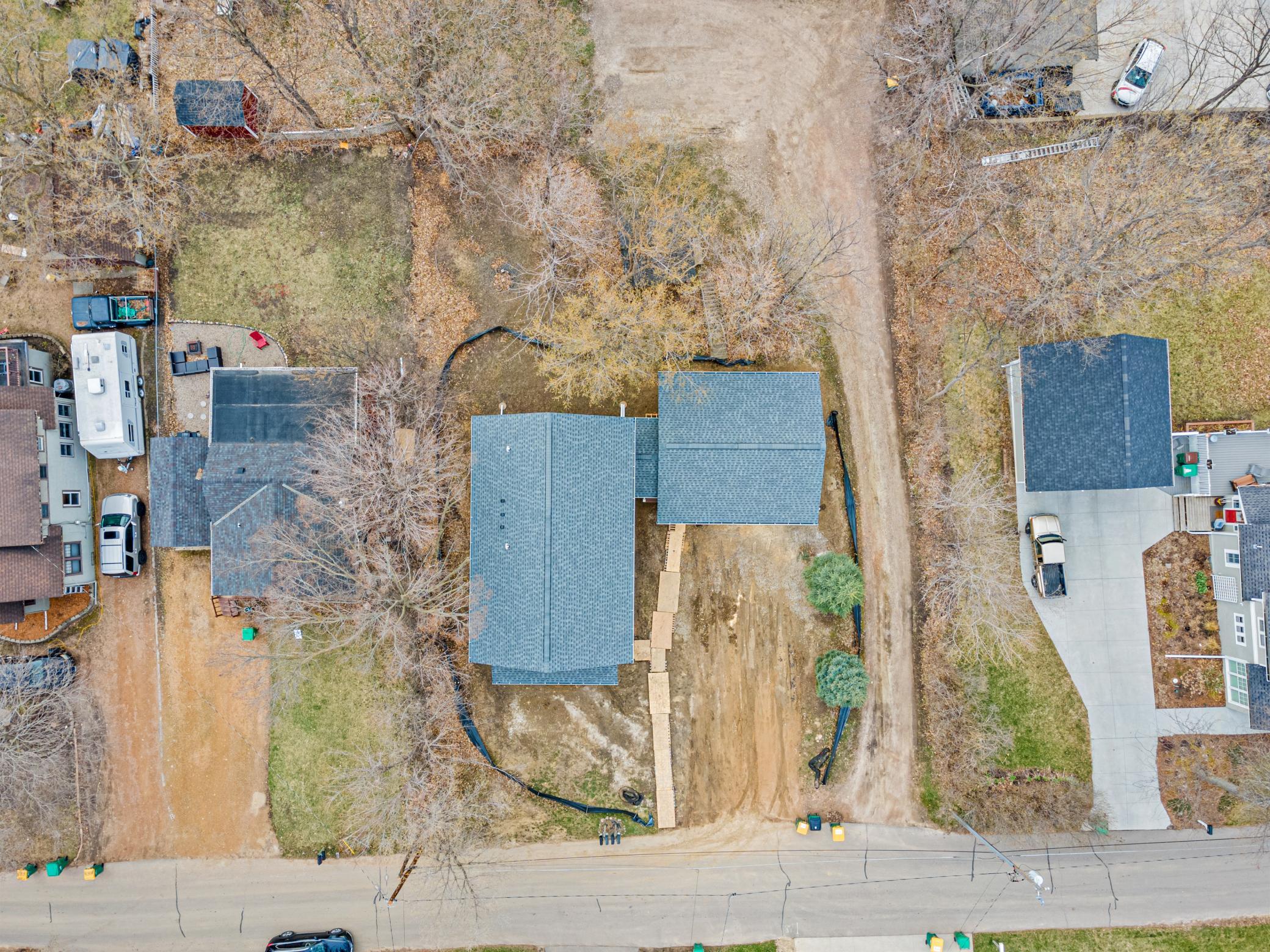 View from directly overhead