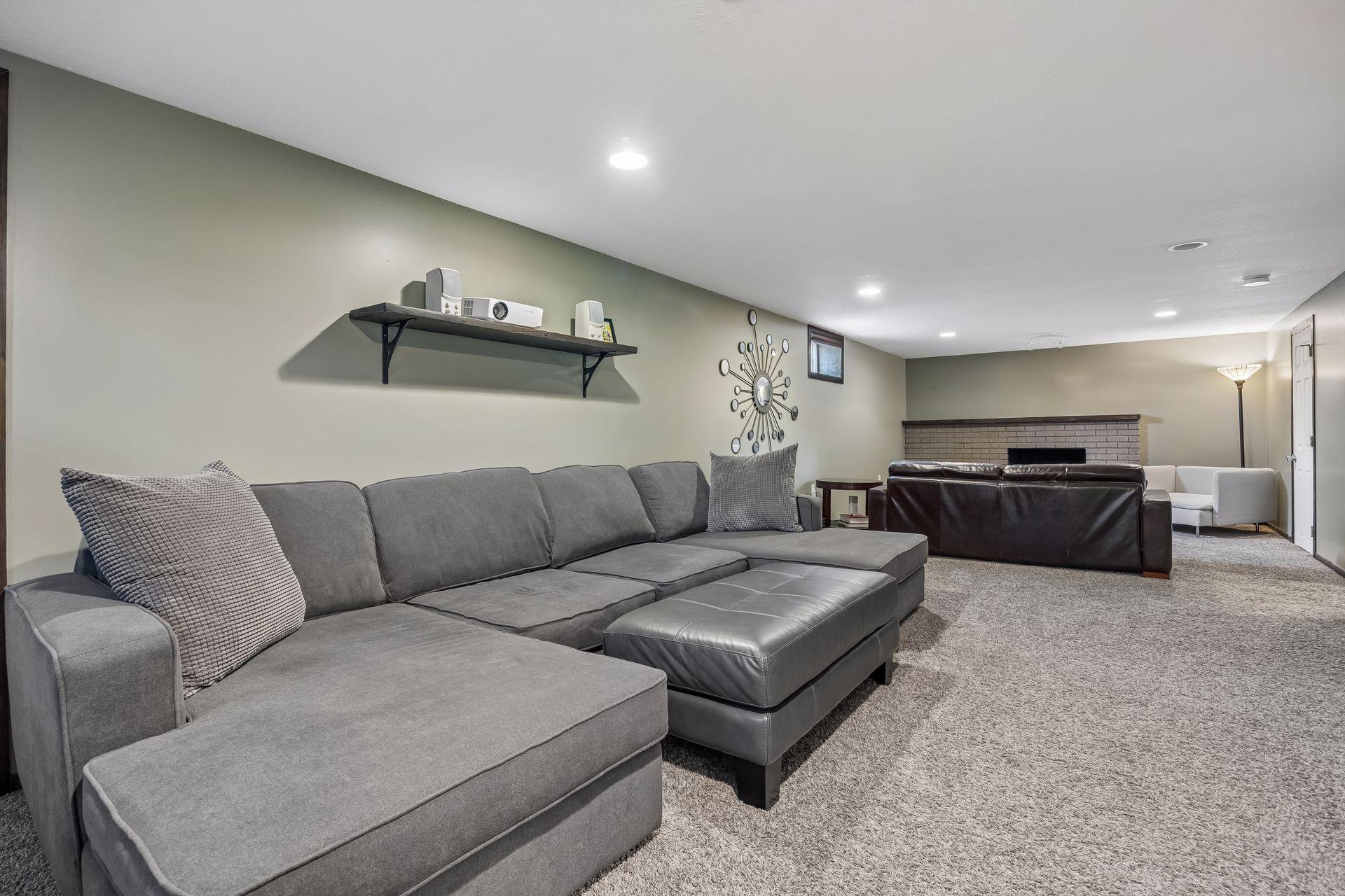 Finished lower level