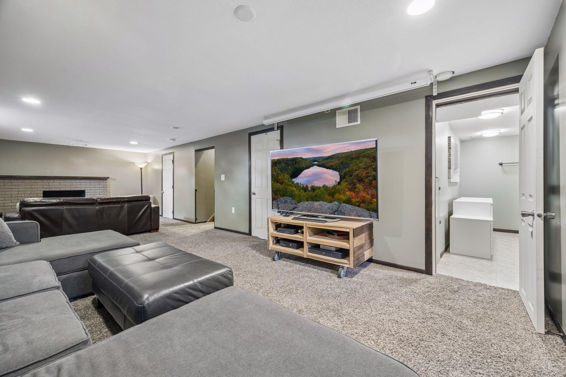 Lower level finished and ready!