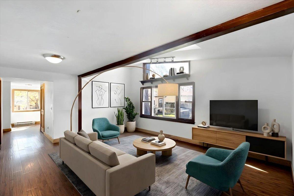 virtually staged Living room