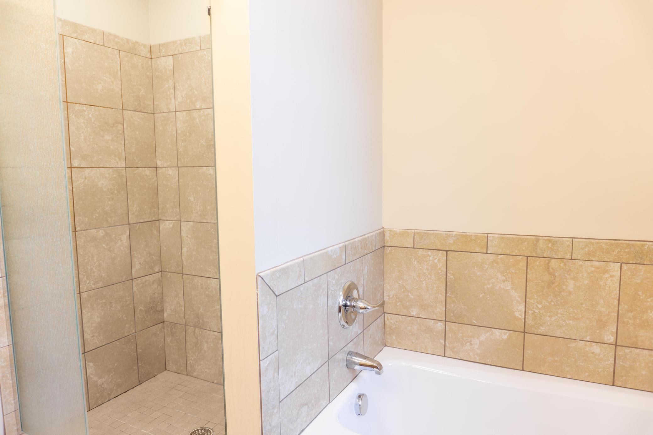 23 - Separate Walk In Shower and Soaking Tub
