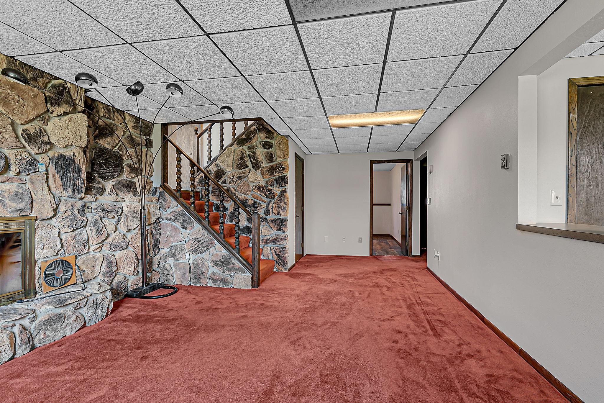 Lower family room