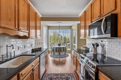 Cozy breakfast nook or informal dining area!