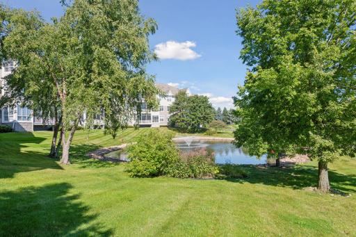 8.5 acre park-like setting with trails and benches to sit and relax