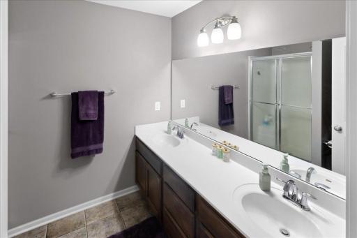 Double Vanity Ensuite Designed for Busy Mornings and Shared Comfort