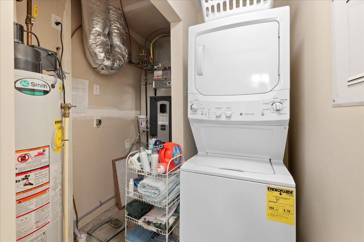 Convenient In Unit Laundry and Utility Space for Effortless Living