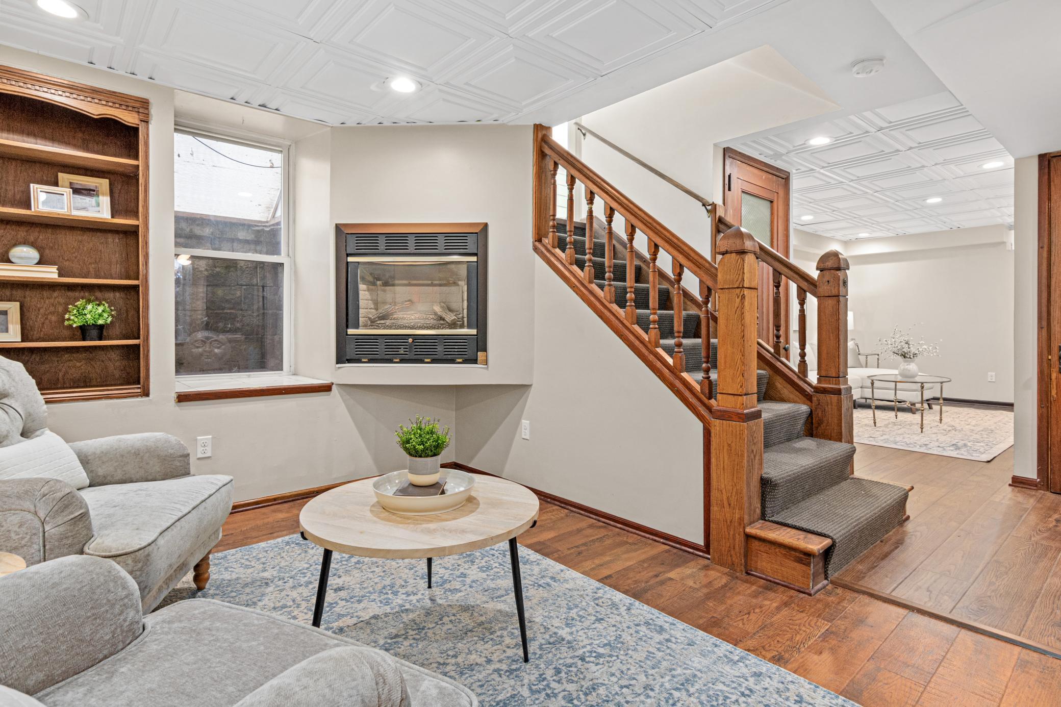 Basement Gas Fireplace