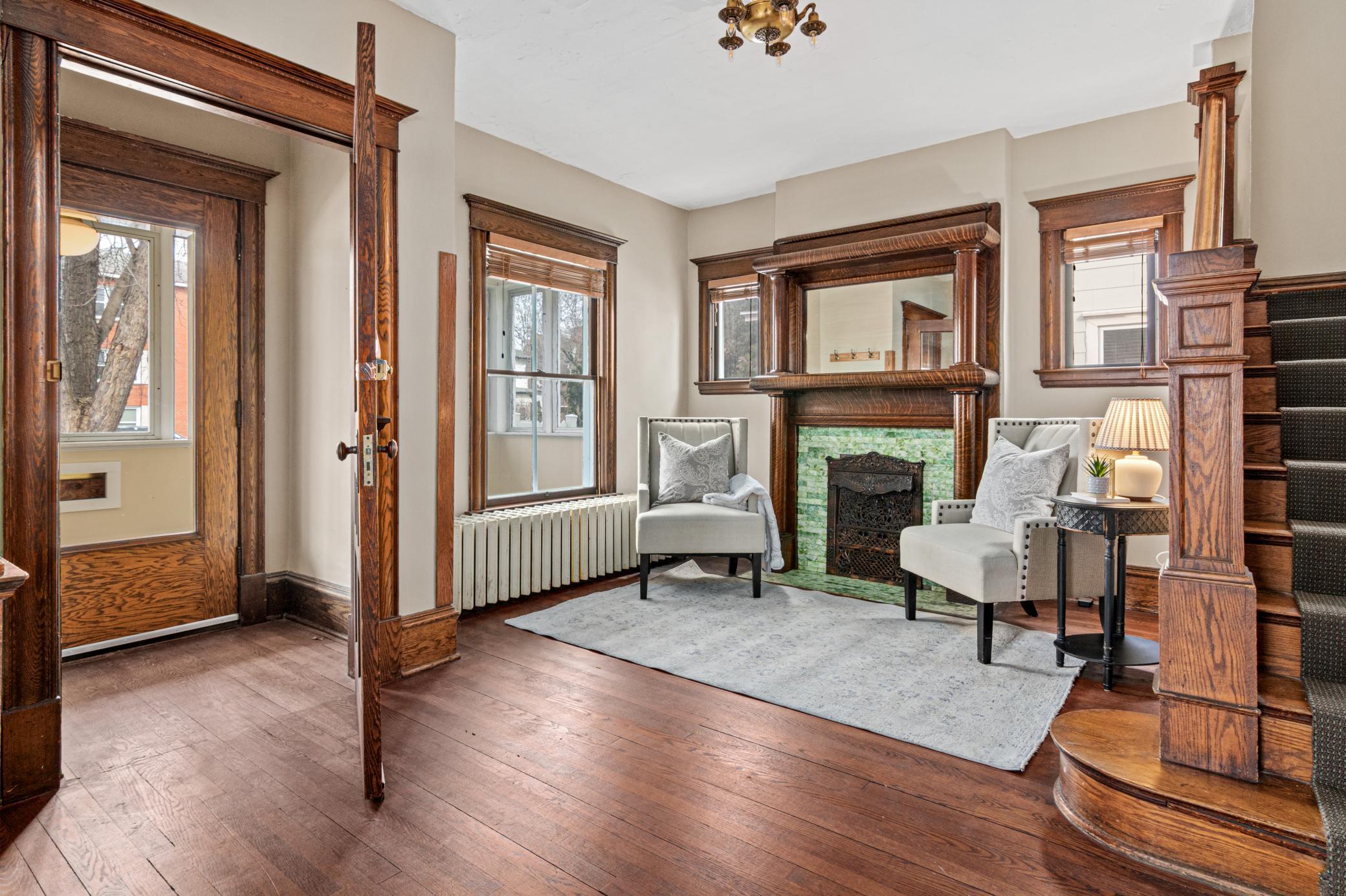 Main Floor Decorative Fireplace