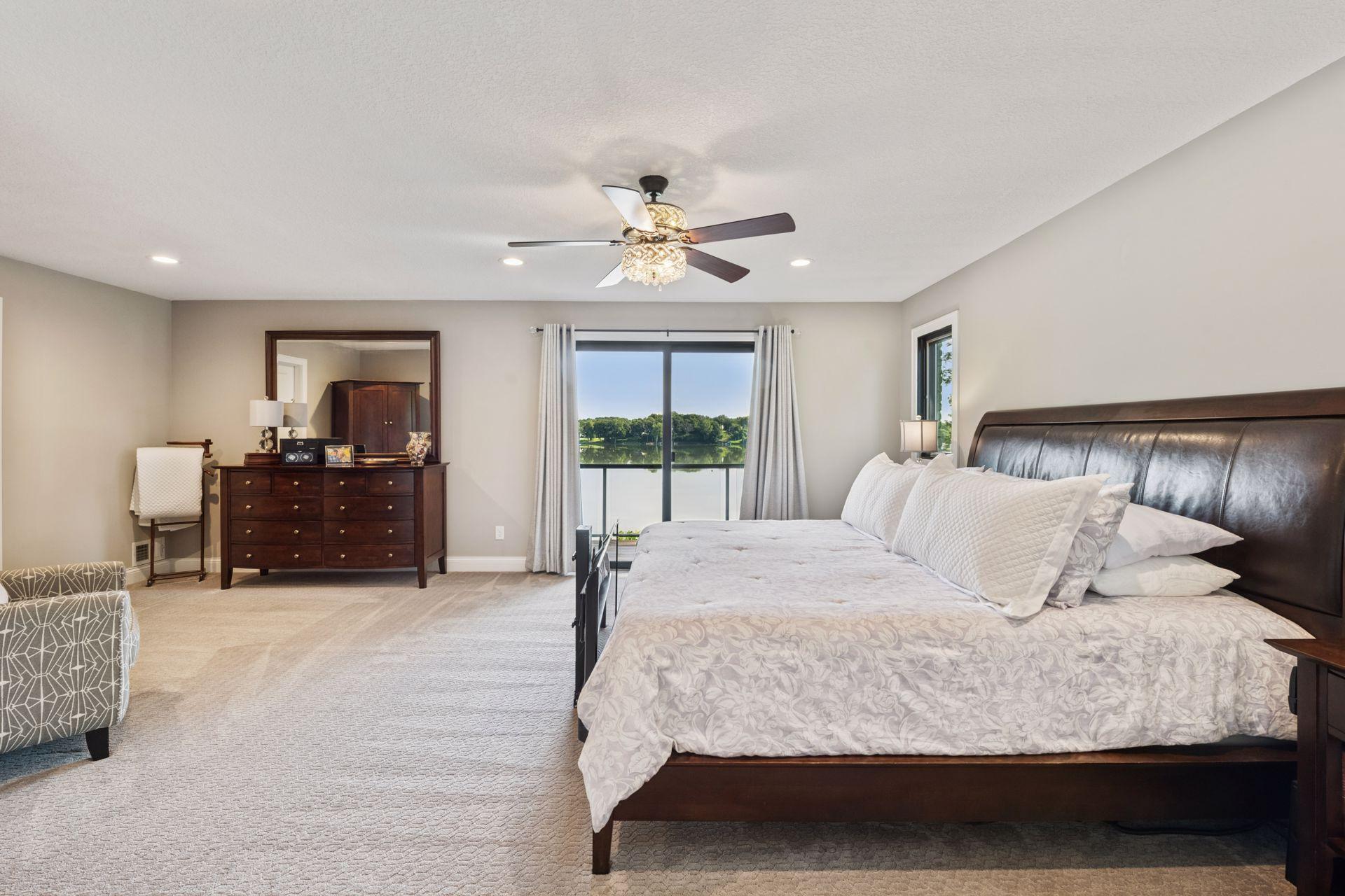 Sliding door to deck