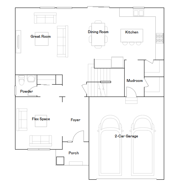 Main Floor Lewis Floorplan