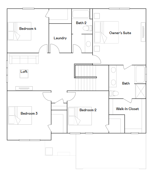 Second Floor Lewis Floorplan