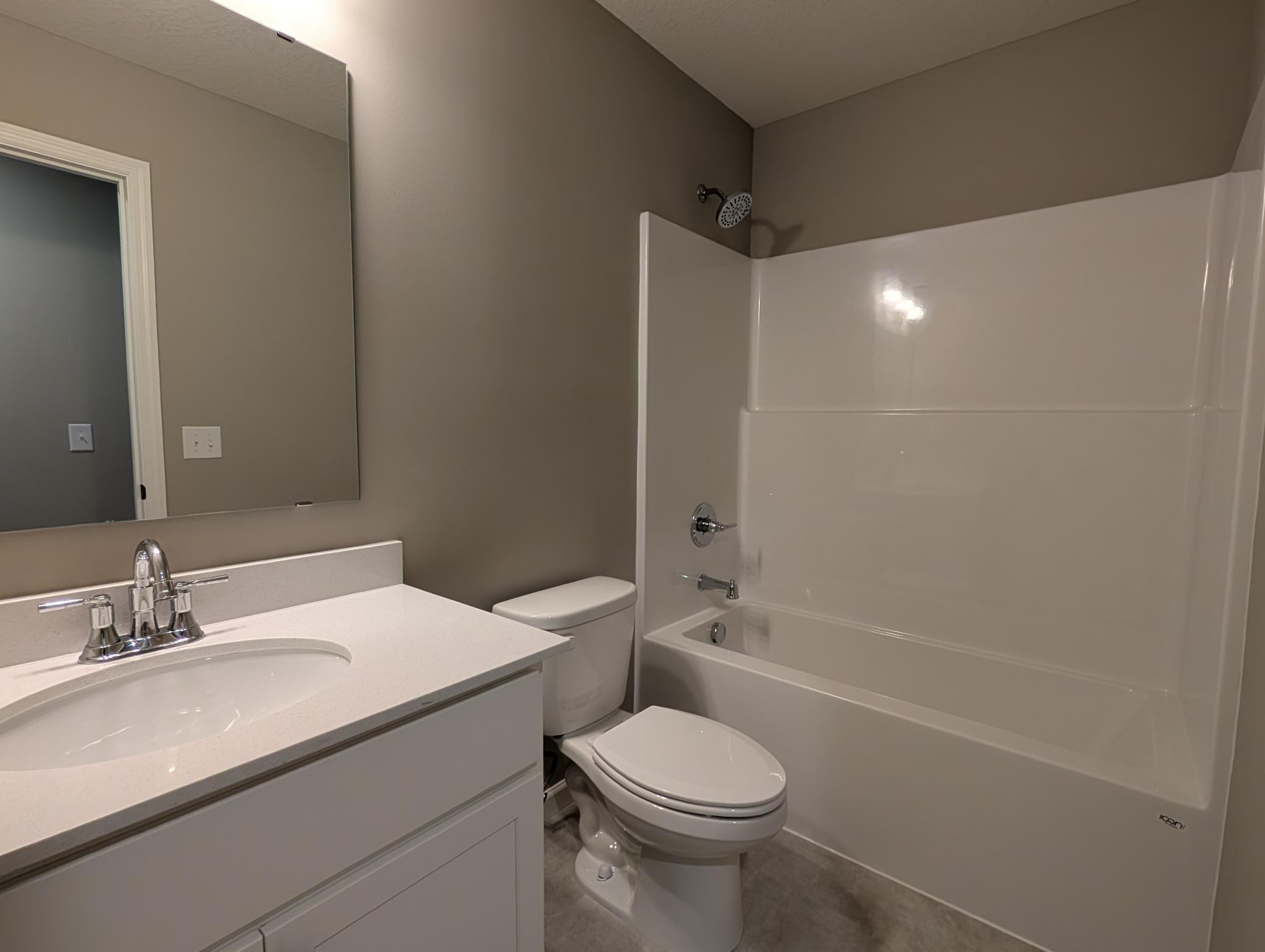 (Photo of previously finished home.)