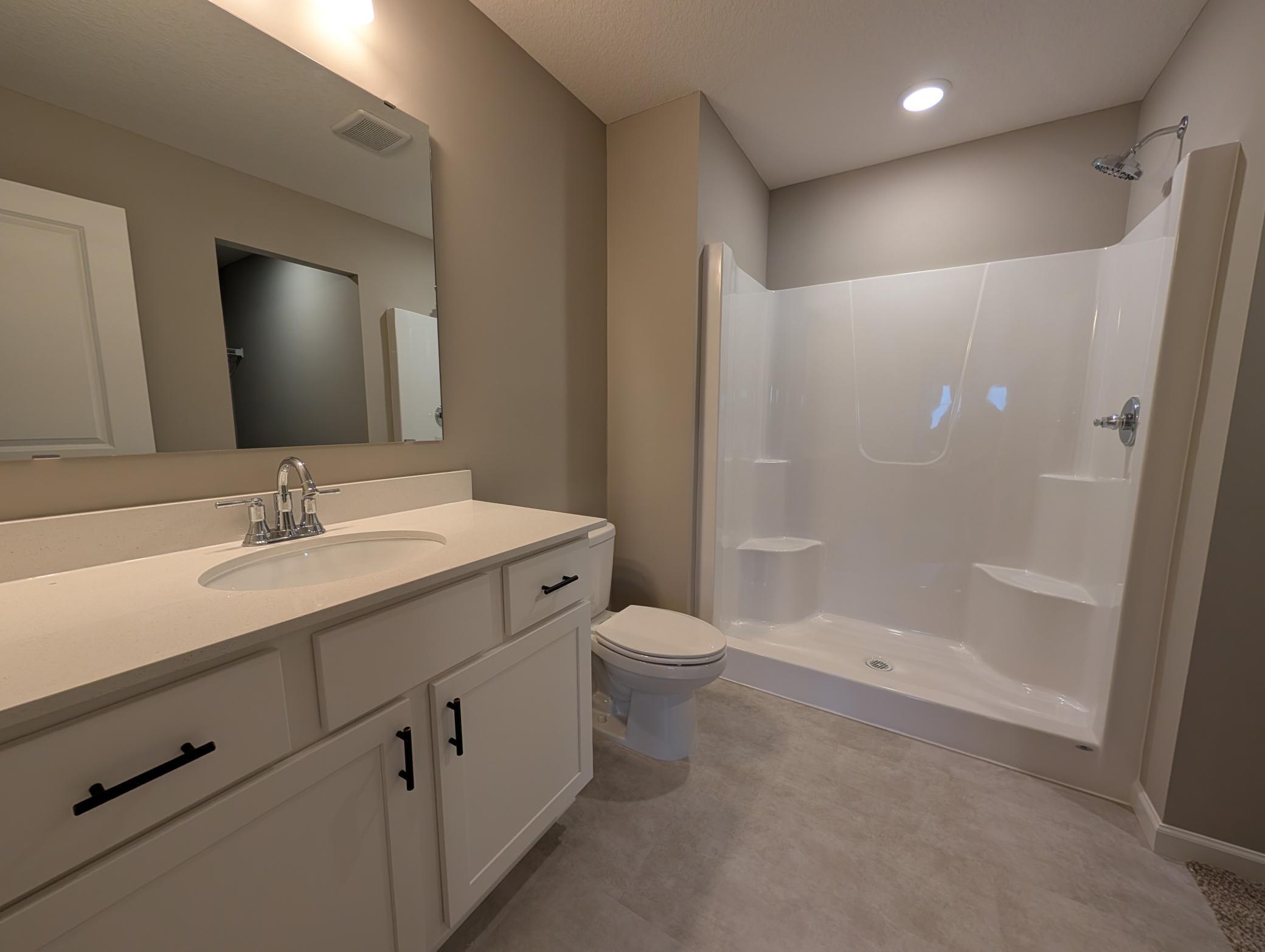 (Photo of previously finished home.)