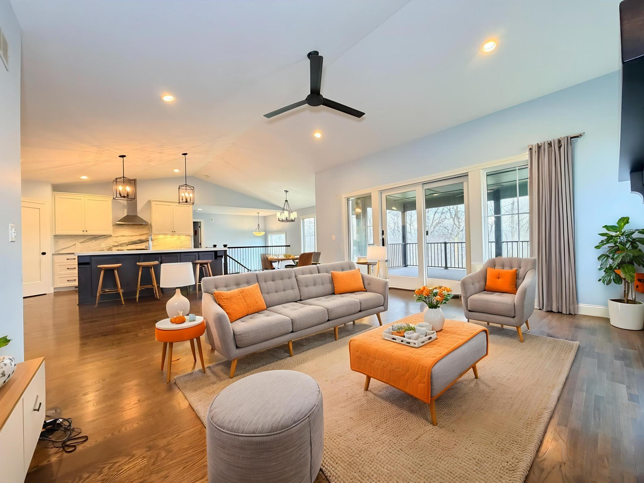 Living Room to Kitchen