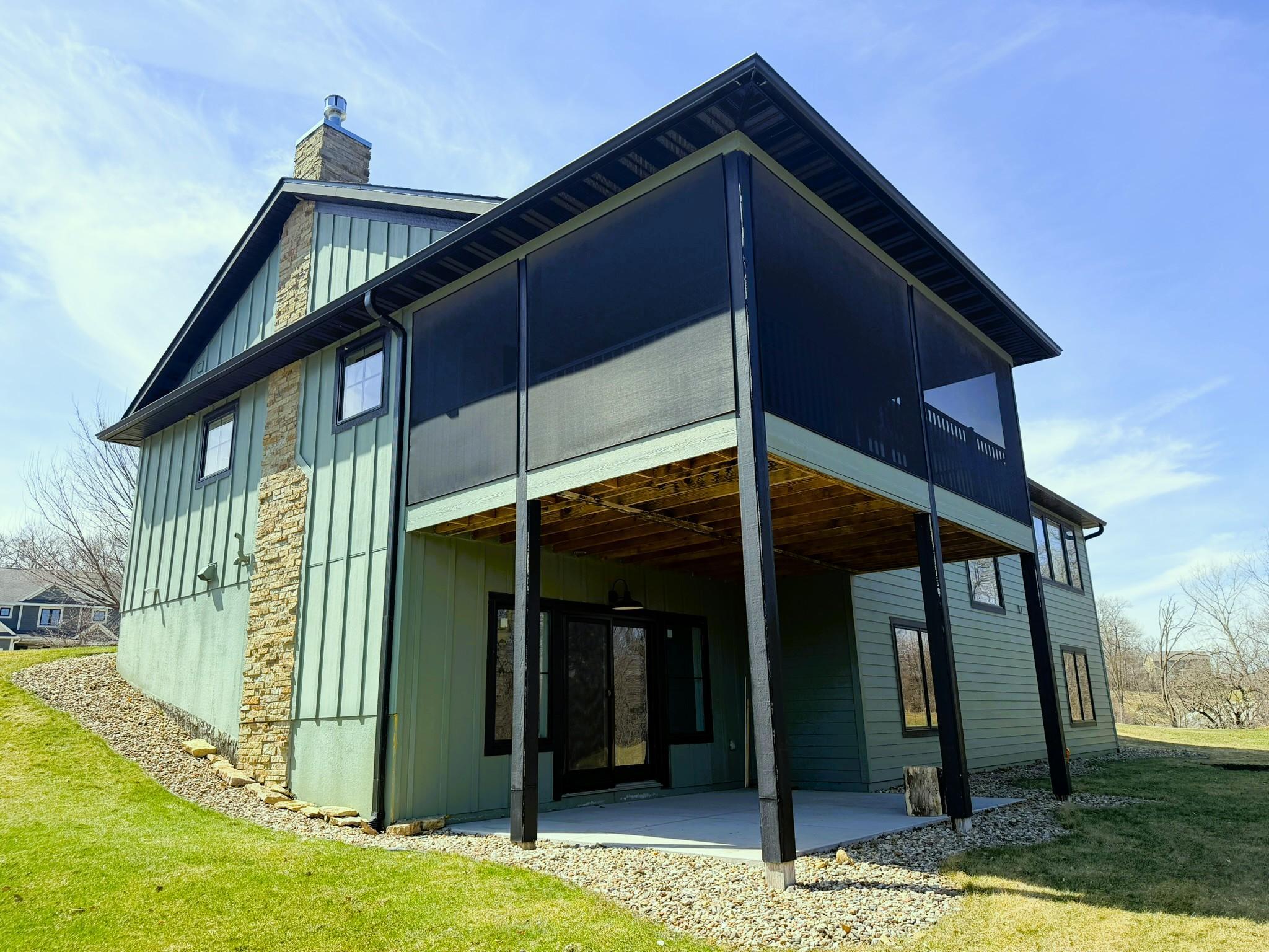 Screened-In Deck and Large Patio
