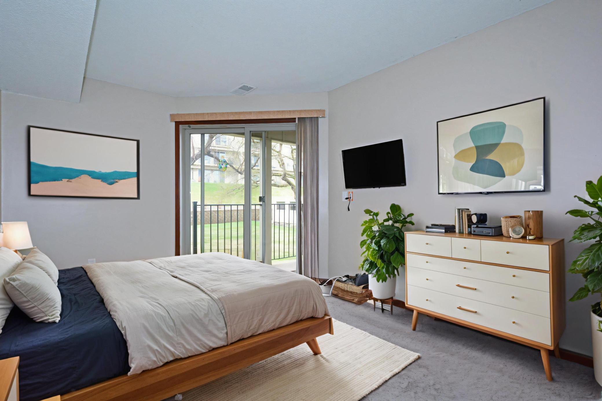 Primary Bedroom virtually staged