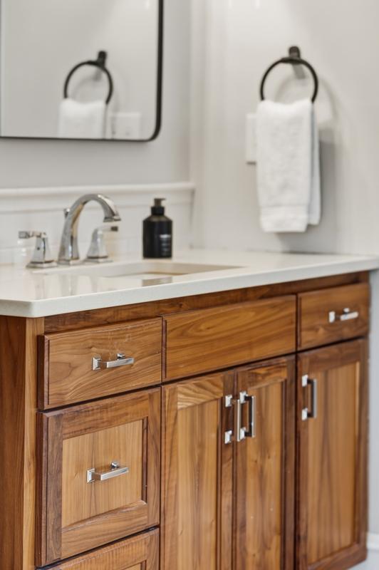 This primary bath feels like a private wellness retreat.