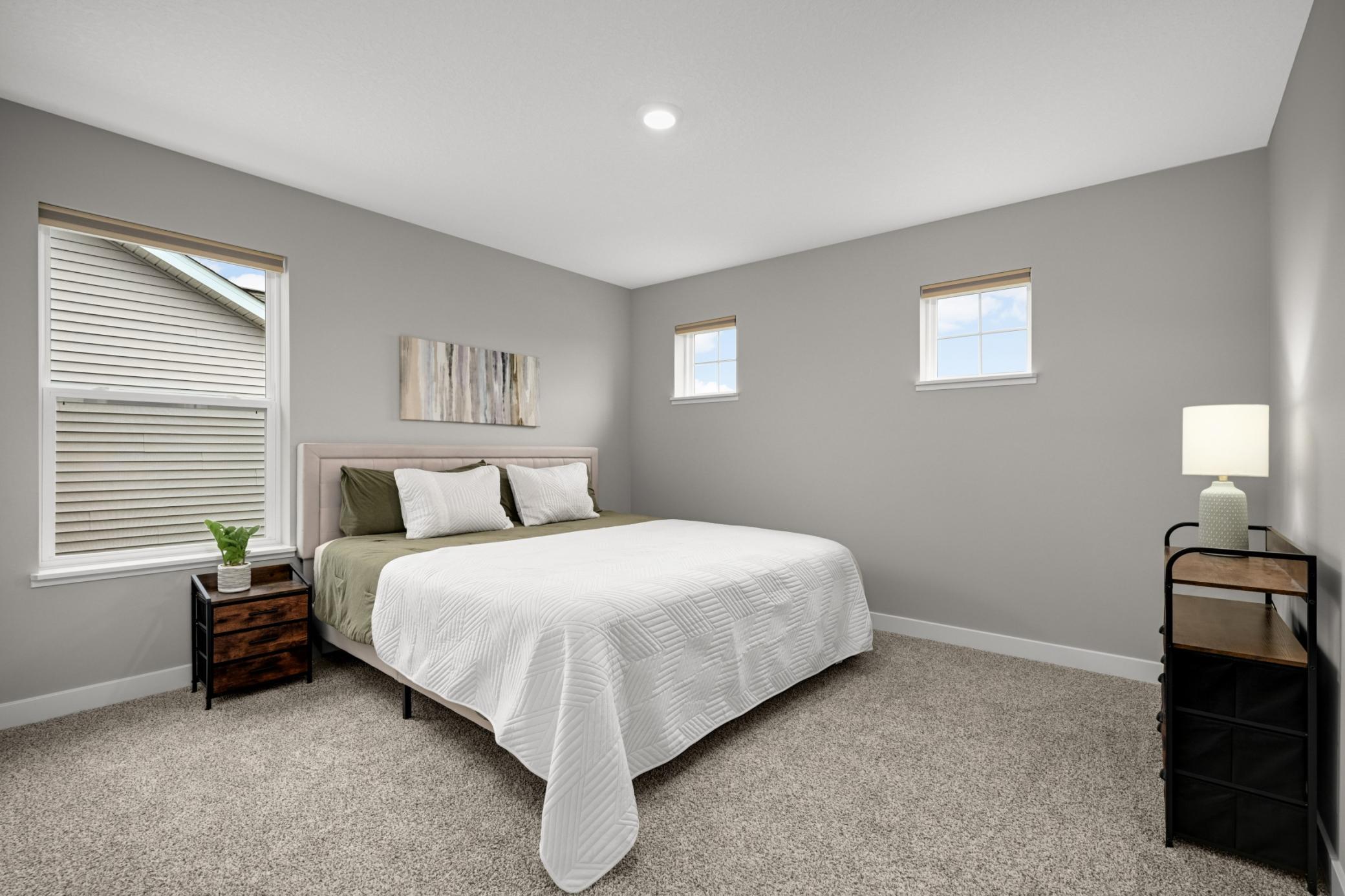 Bedroom 3 with walk-in closet