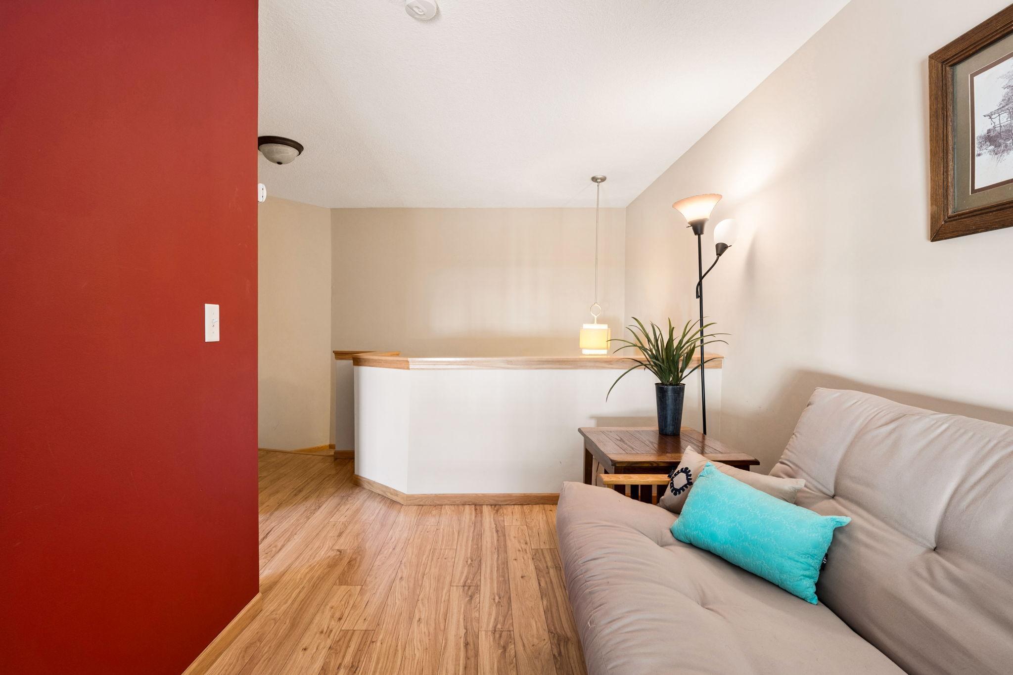 Flexible upper-level living that adapts to your needs—whether it’s work, relaxation, or hosting guests.