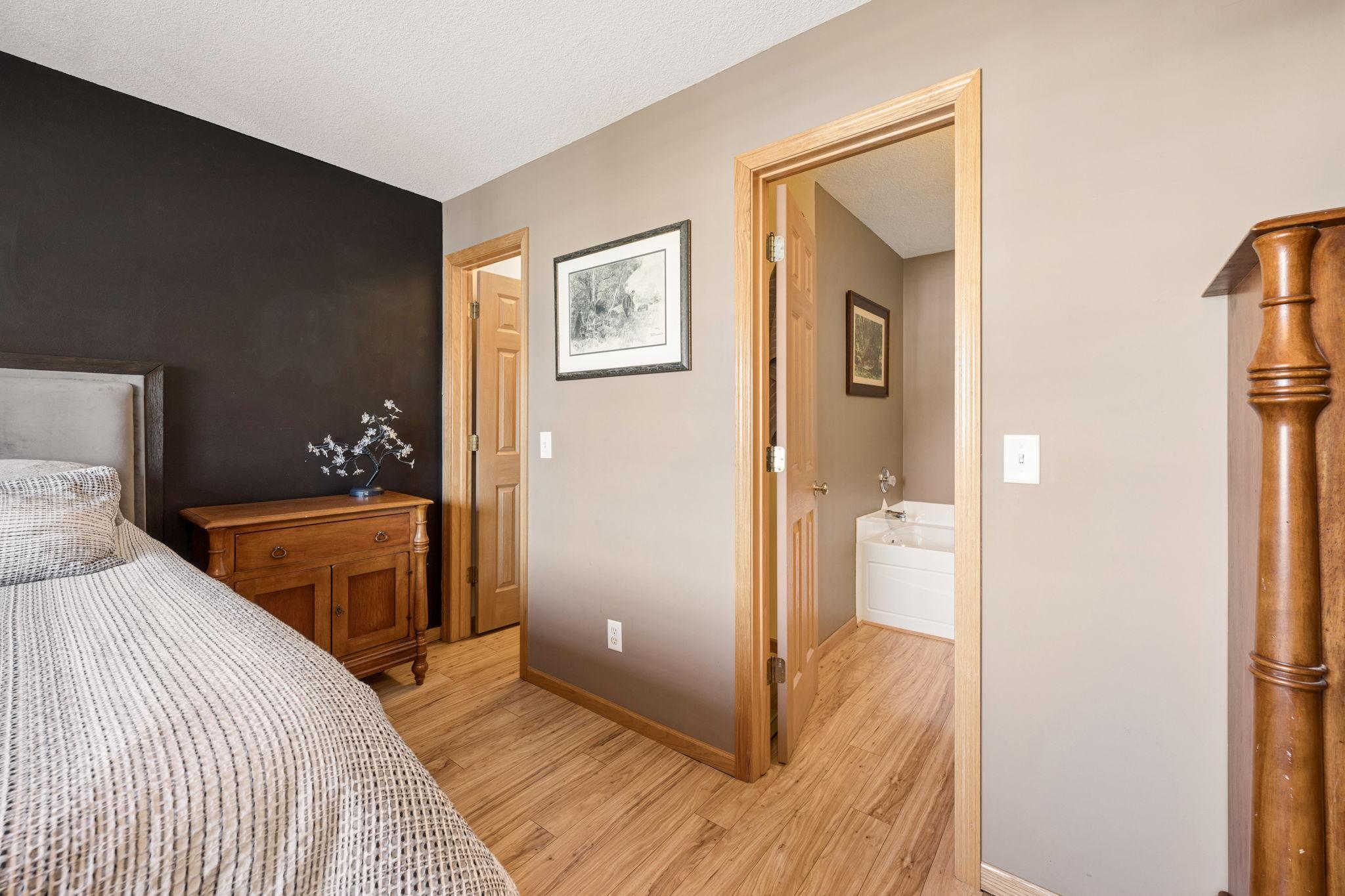 Enjoy the convenience of a private en-suite bath + walk-in closet and thoughtful layout that makes everyday living feel easy and comfortable.