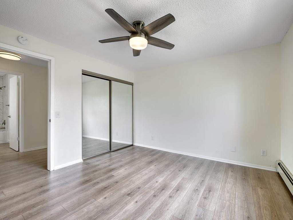 Loads of space in the main bedroom closet.