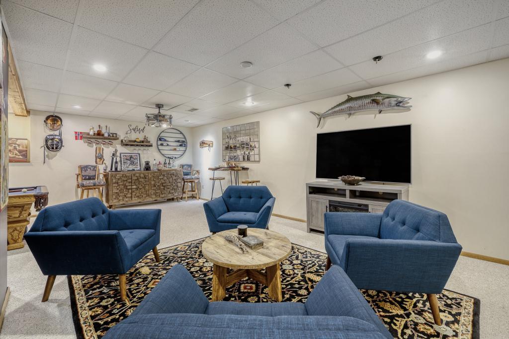 Lower level family room