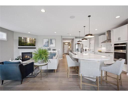 Living Room and Built In Kitchen - **NOTE - Photos are from a previous build. ACTUAL home finishes and features will vary!