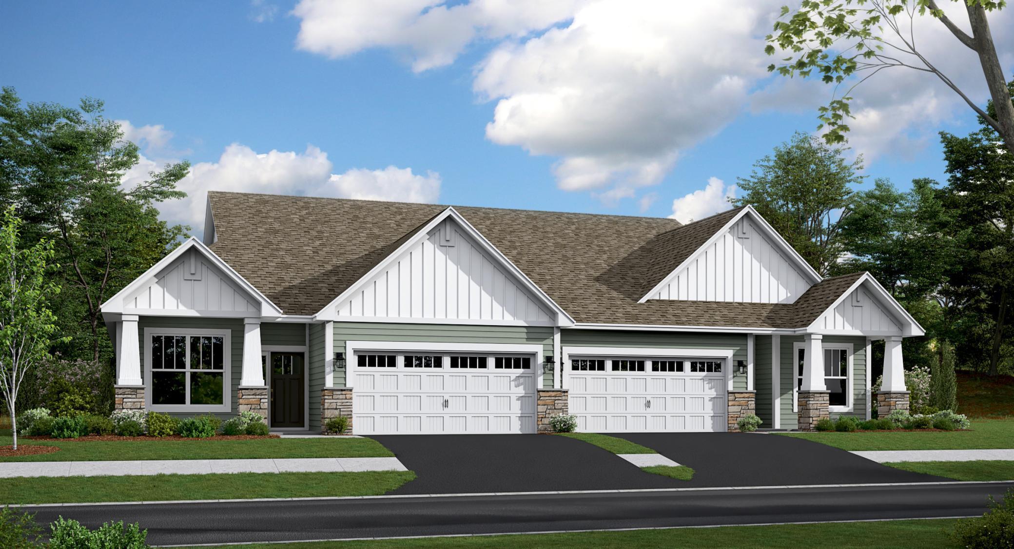 (Rendering, actual homes finishes will vary) Welcome home to the Aspen, which offers one-level living!