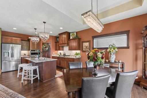 Enjoy the richness in the wood finishes.