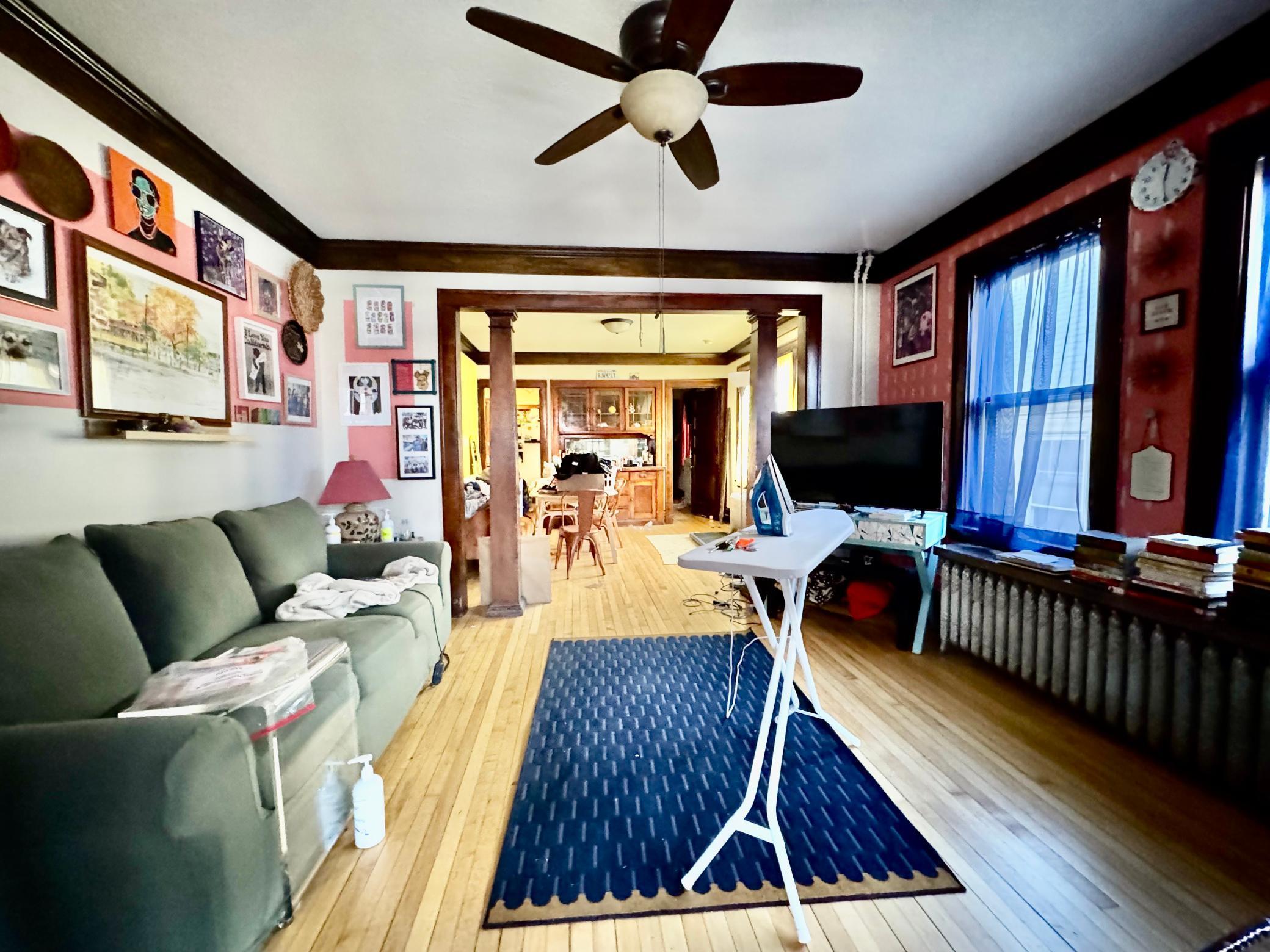 Living Room into Dining Room Unit 2