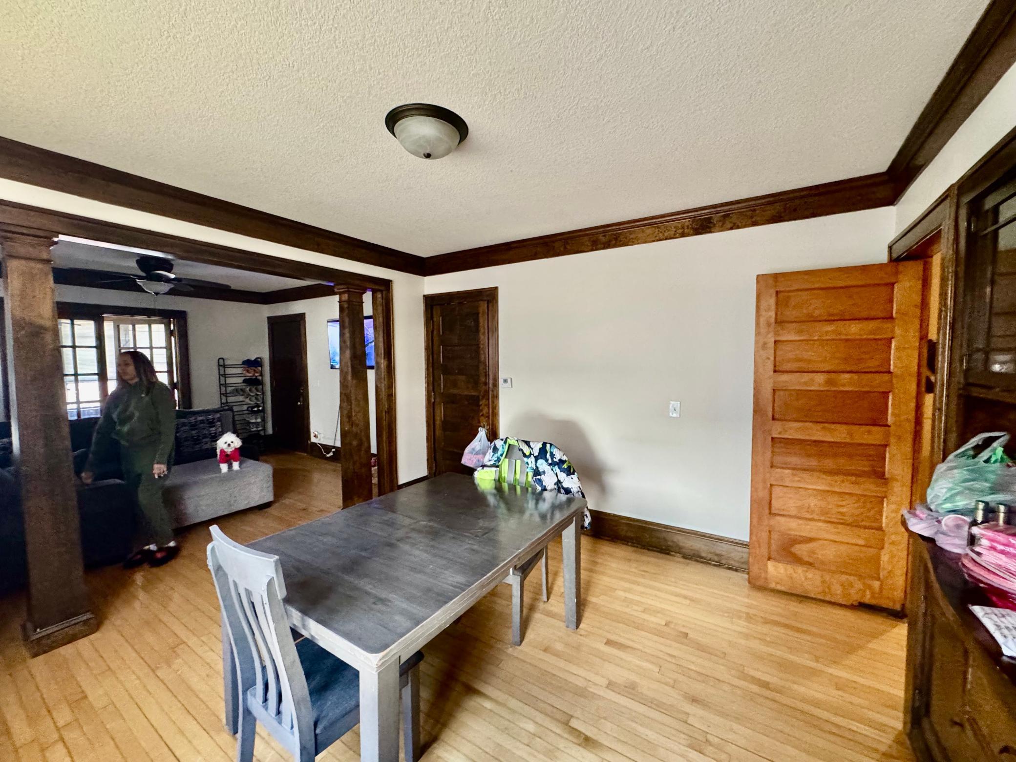 Dining Room into Living Room Unit 4