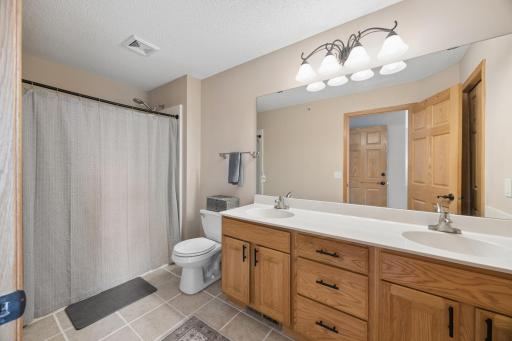 Master En Suite Bath with tub and dual vanity