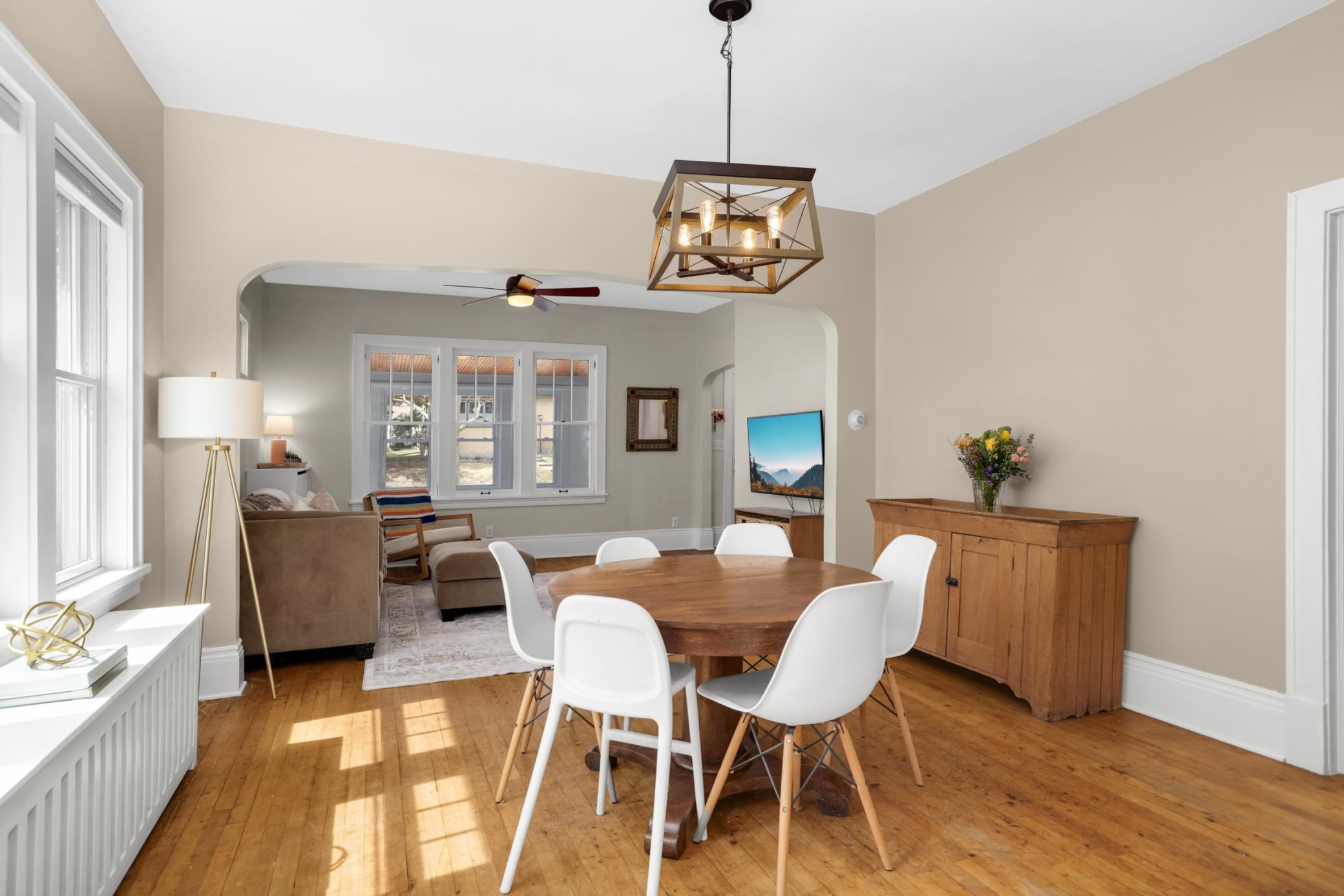 Informal dining space