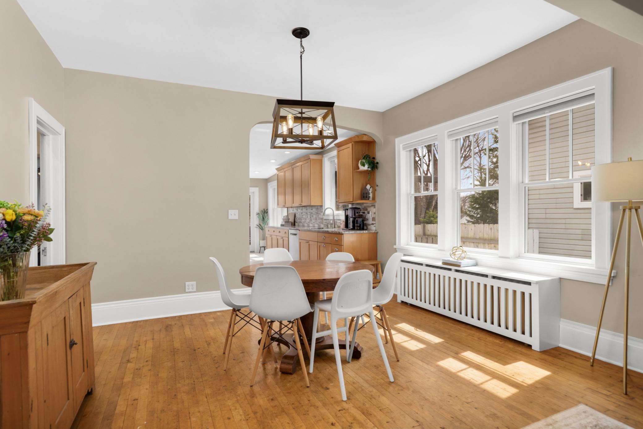 Informal dining space