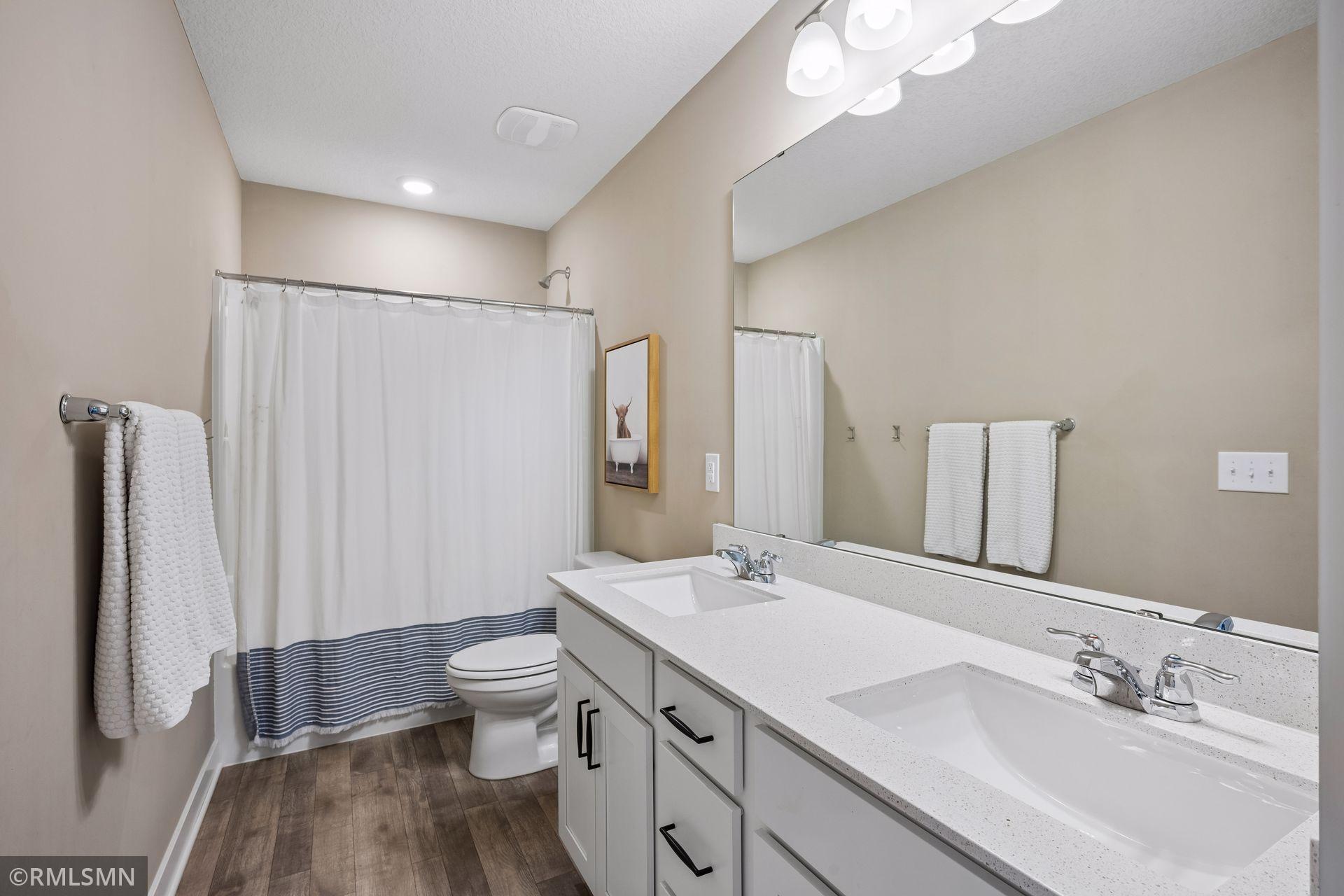 Upper level bathroom